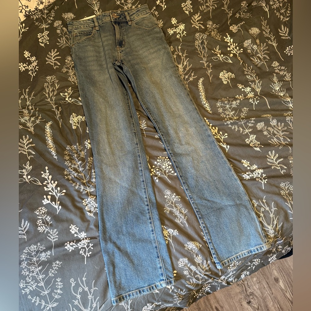 Garage Blue Denim Midrise Bootcut Jeans - Picture 3 of 6